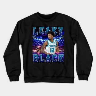 Leaky Black Crewneck Sweatshirt